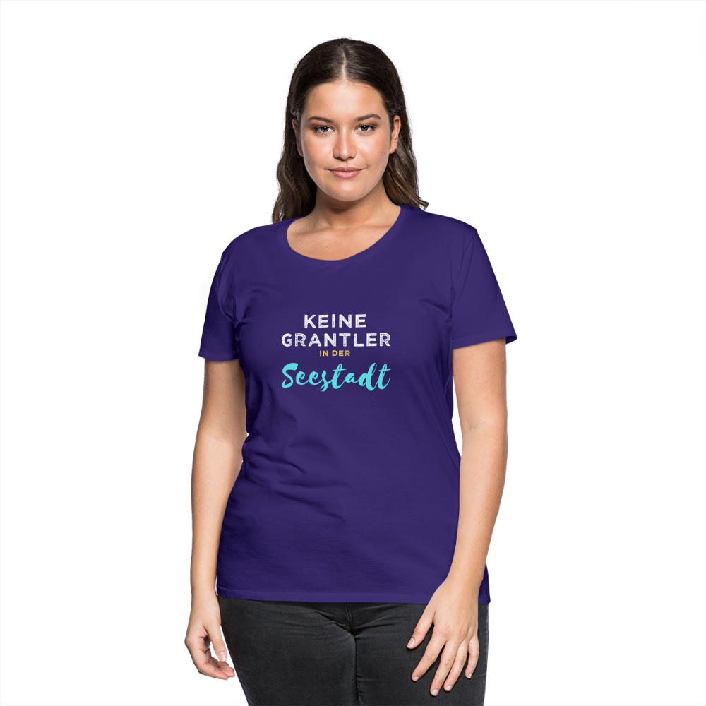 Keine Grantler in der Wiener Seestadt, Frauen Premium T-Shirt - Lila