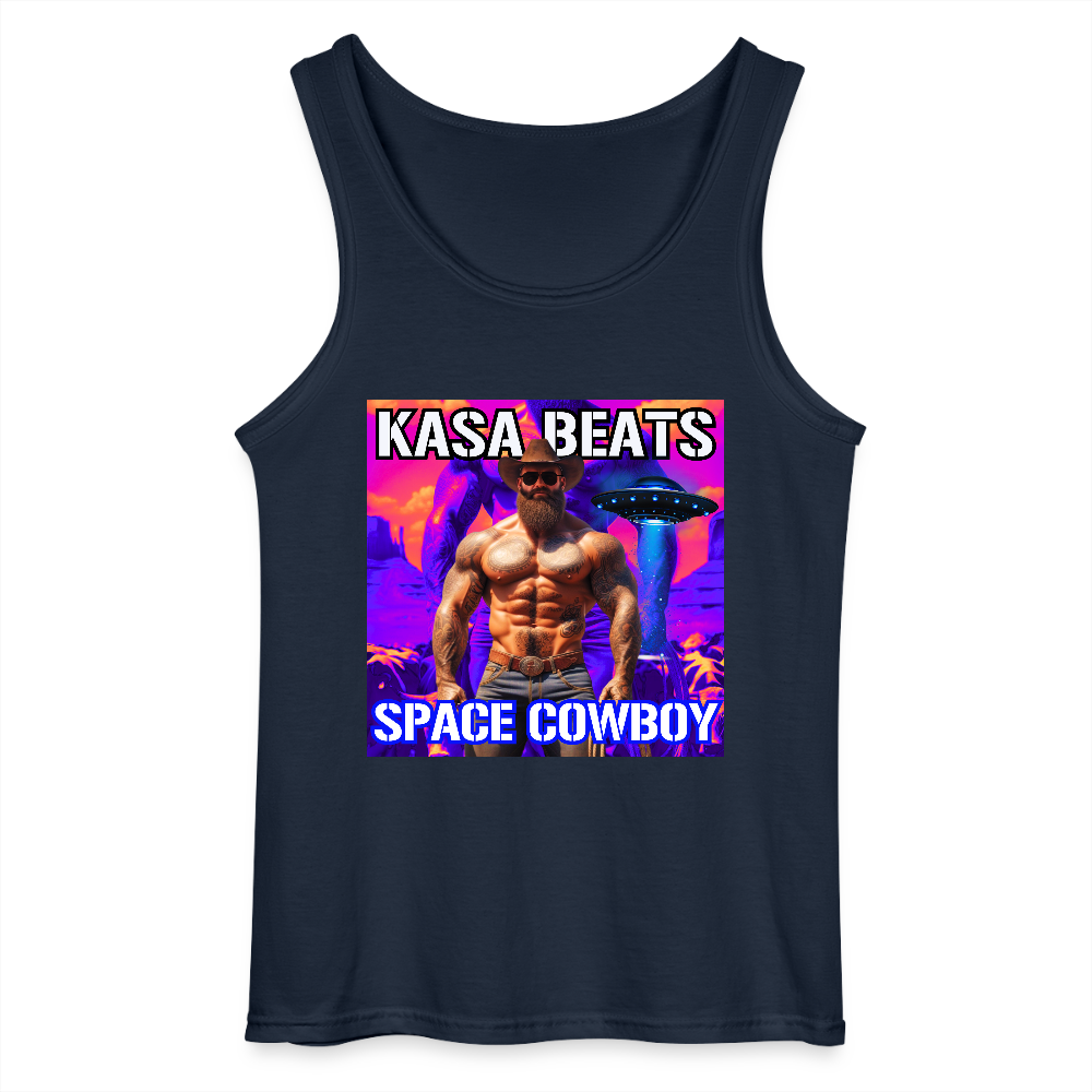 KASA BEATS - SPACE COWBOY, Men Tank Top - Navy