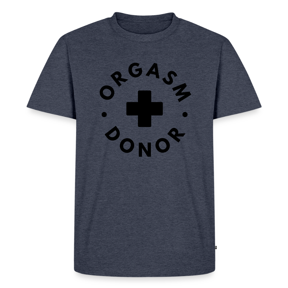 ORGASM DONOR - Men/ Männer Premium T-Shirt - Jeansblau