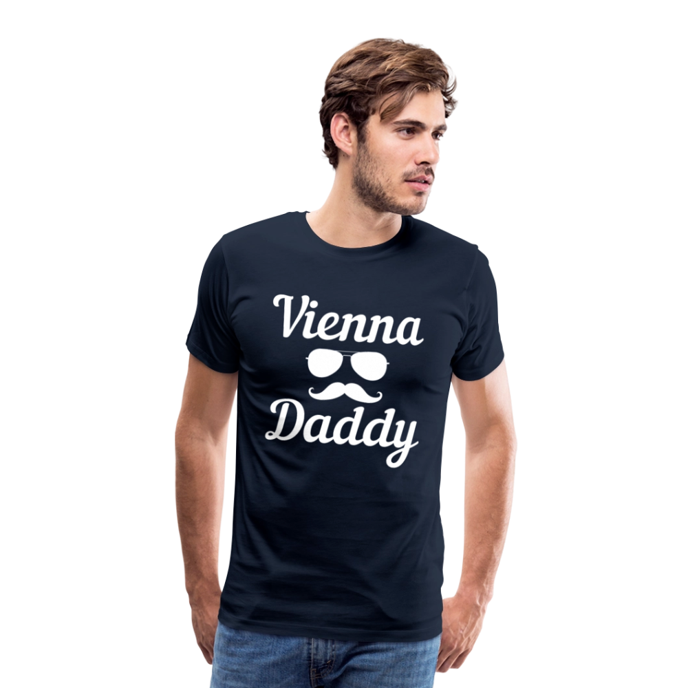 Hot Vienna Daddy - Men/ Männer Premium T-Shirt - Navy