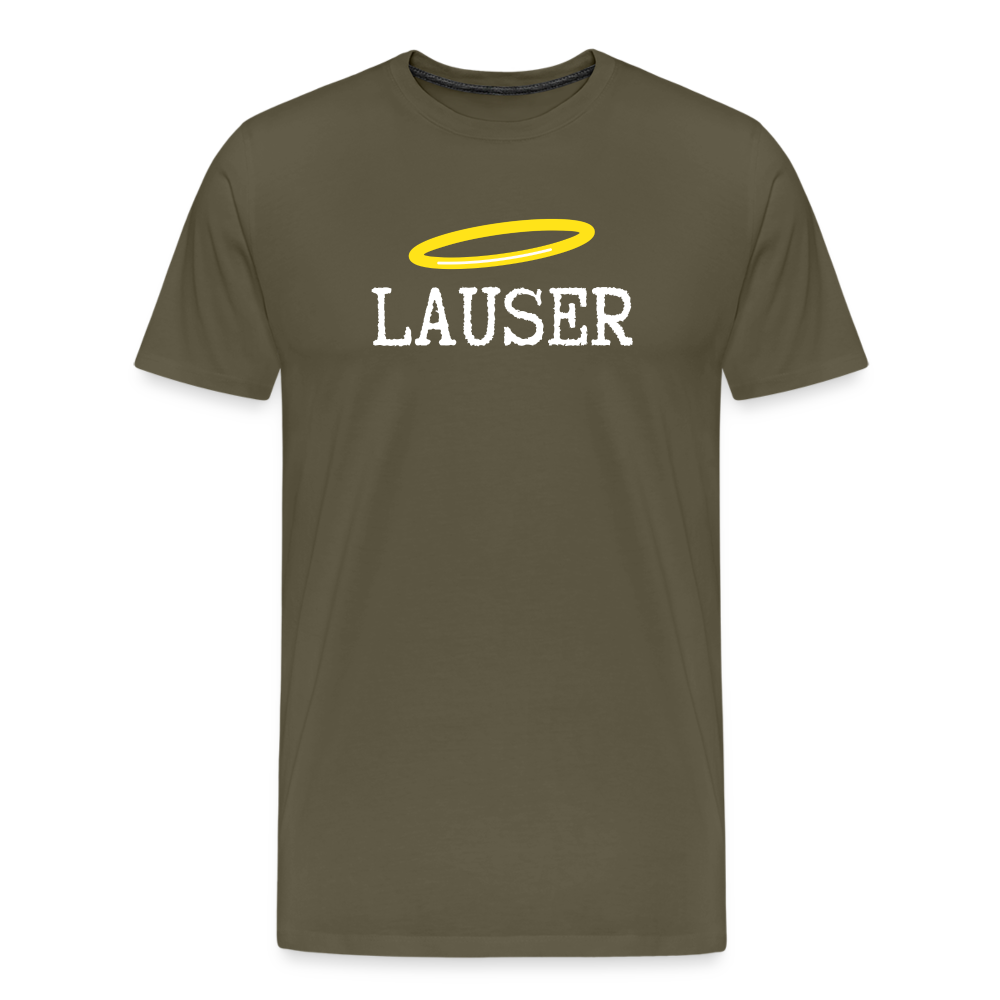 Lauser, österreichischer Lausbub - Männer Premium T-Shirt - Khaki