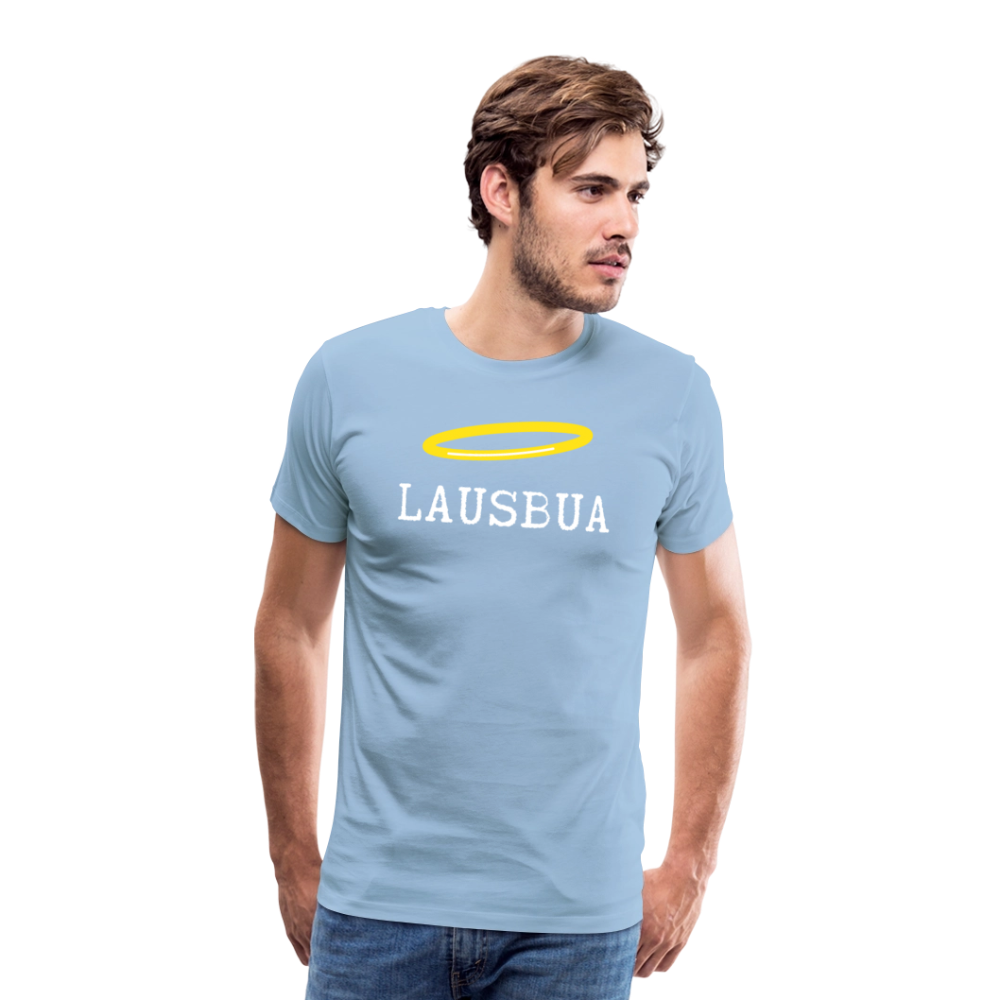 Lausbua, bayerischer und österreichischer Lausbub, Männer Premium -T-Shirt - Sky