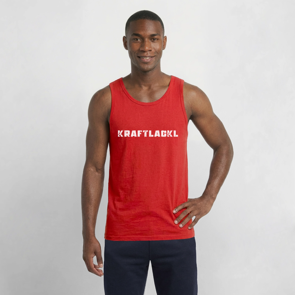Kraftlackl, Männer Tank Top - Rot