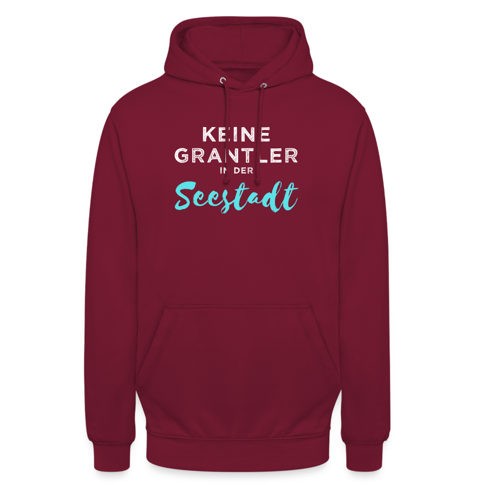 Keine Grantler in der Wiener Seestadt, Hoodie - Bordeaux