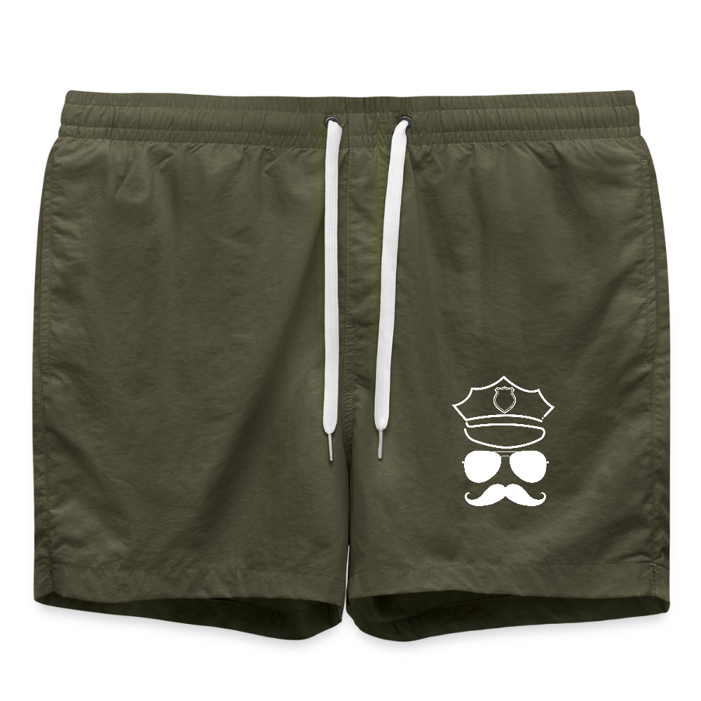 Hot Daddy - Badeshorts / Swim Shorts - Olive