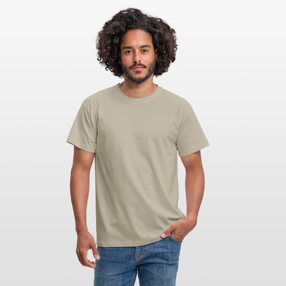 DO NOT FOLLOW ME - I DO CRAZY SHIT BACK - Men/ Männer T-Shirt - Sandbeige