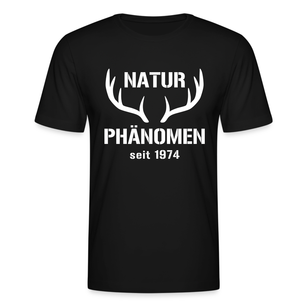 Naturphänomen, zum 50. Geburtstag, 50er, Männer T-Shirt von Bella + Canvas - Schwarz