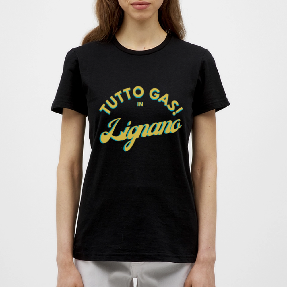 TUTTO GAS! in Lignano - Frauen T-Shirt - Schwarz