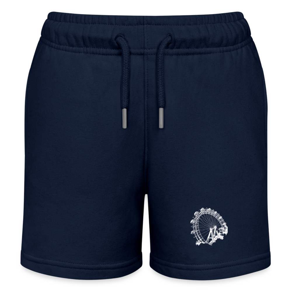Wiener Riesenrad in weiß - Stanley/Stella Kinder Organic Joggingshorts - Navy