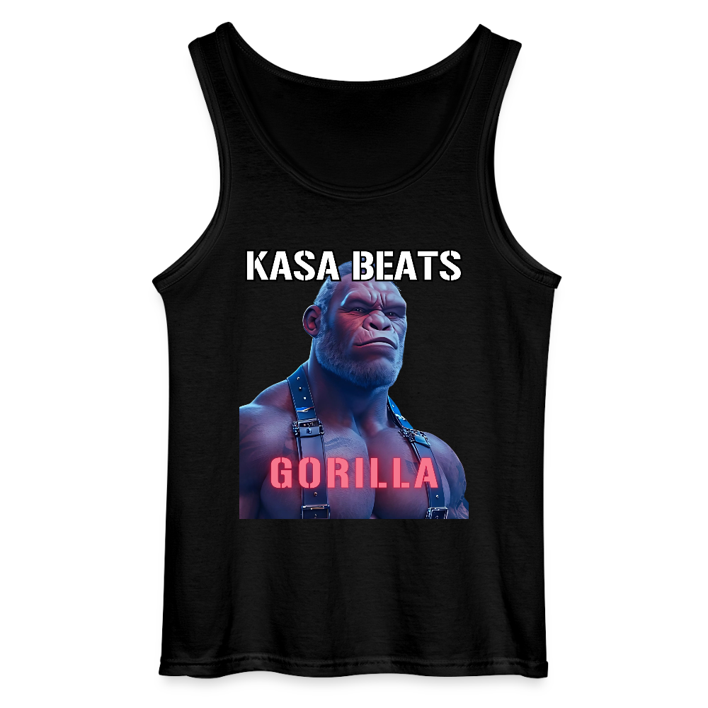 KASA BEATS - GORILLA, Men Tank Top - Schwarz