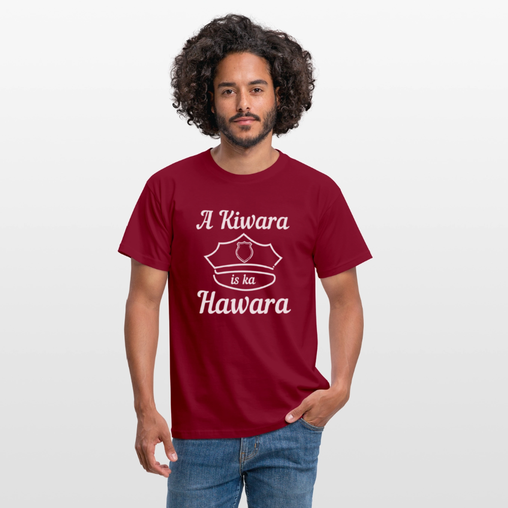 A Kiwara is ka Hawara Männer T-Shirt - Ziegelrot