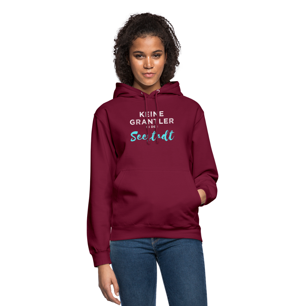 Keine Grantler in der Wiener Seestadt, Hoodie - Bordeaux
