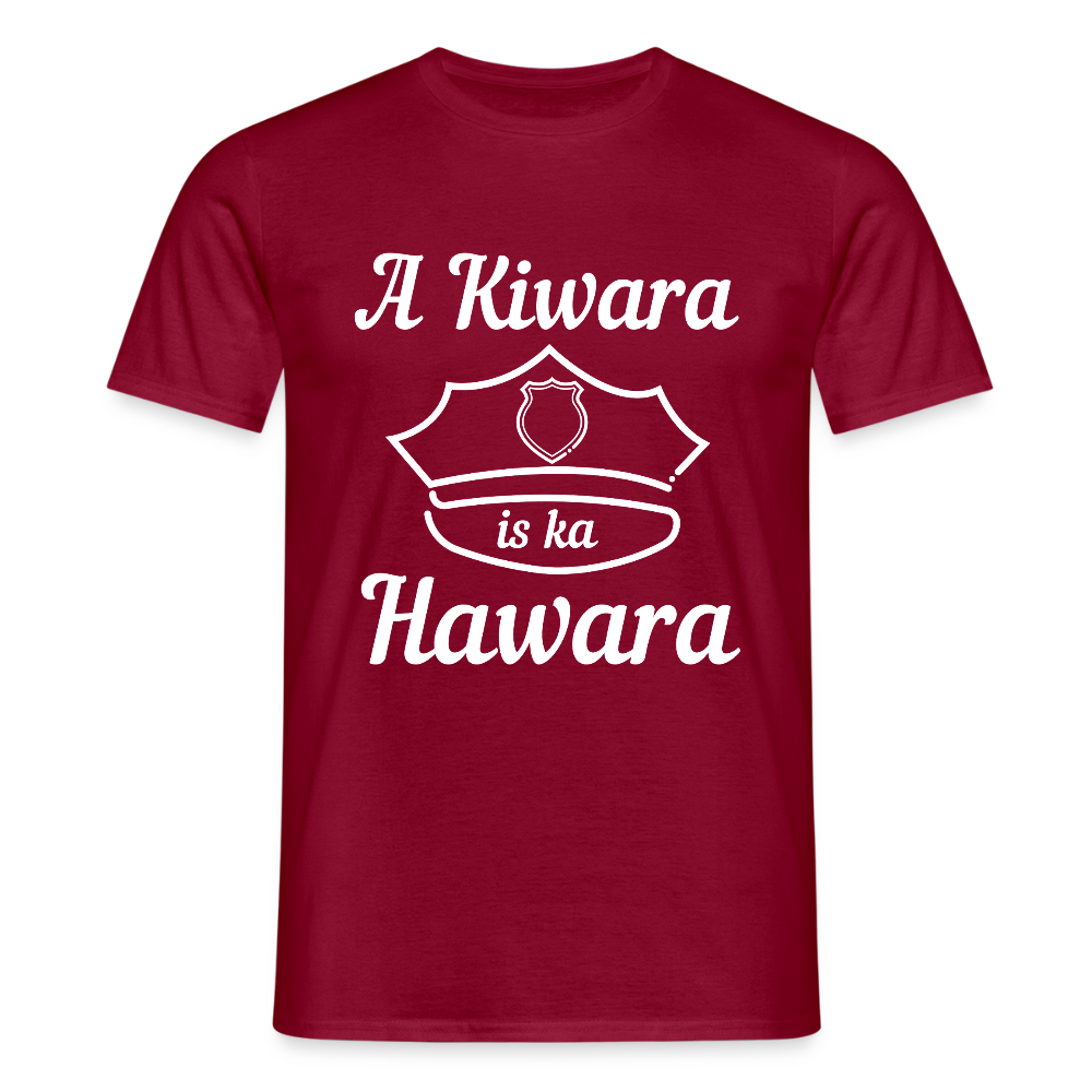 A Kiwara is ka Hawara Männer T-Shirt - Ziegelrot