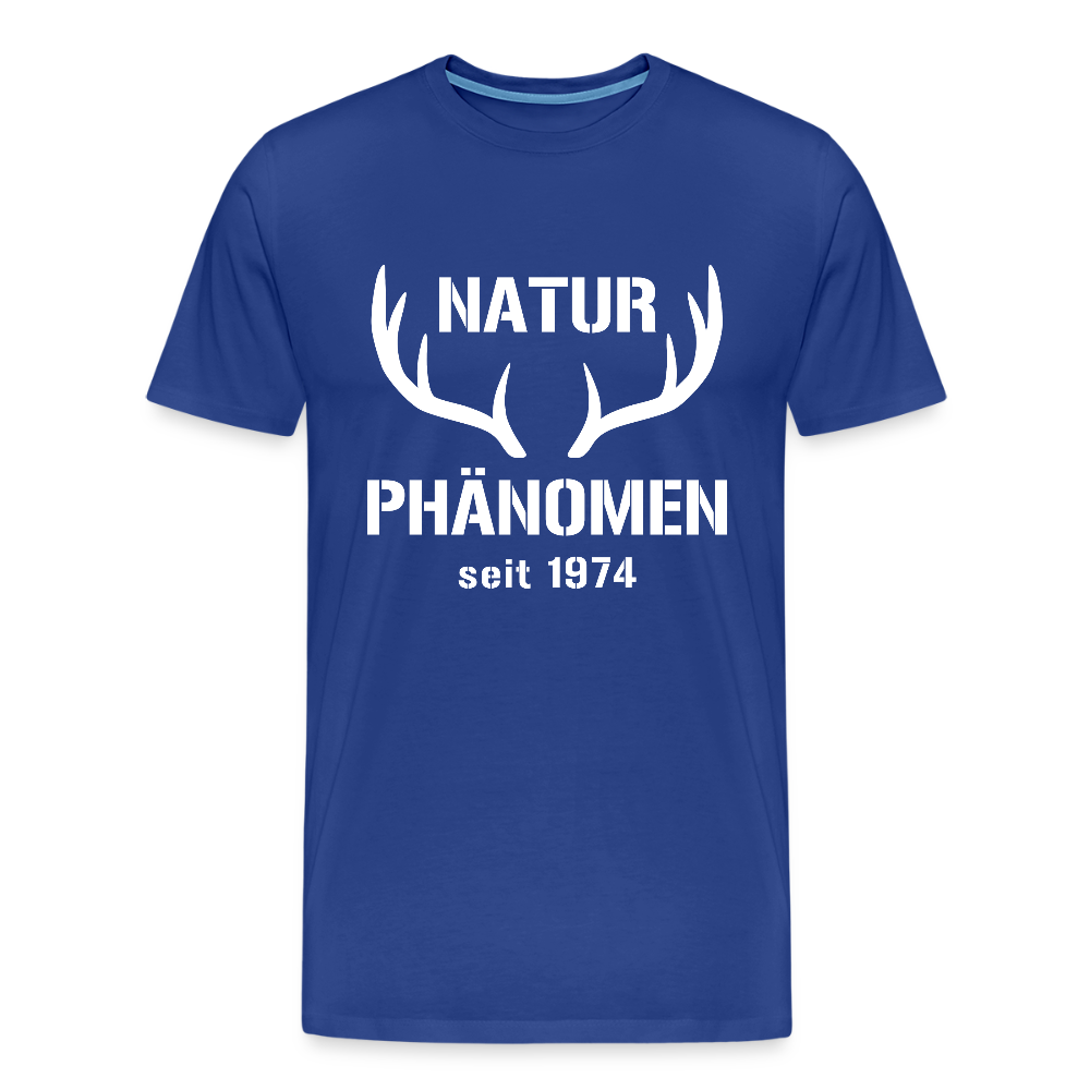 Naturphänomen, zum Geburtstag, Jahreszahl zum selber eintragen, Männer Premium T-Shirt - Königsblau