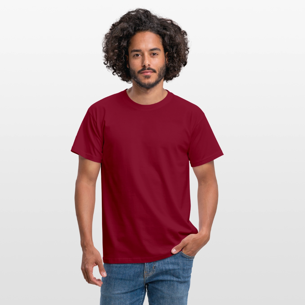 DO NOT FOLLOW ME - I DO CRAZY SHIT BACK - Men/ Männer T-Shirt - Ziegelrot