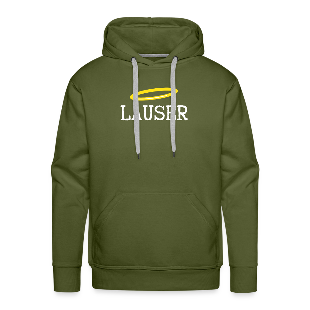 Lauser, österreichischer Lausbub - Männer Premium Hoodie/ Kapuzenpullover - Olivgrün