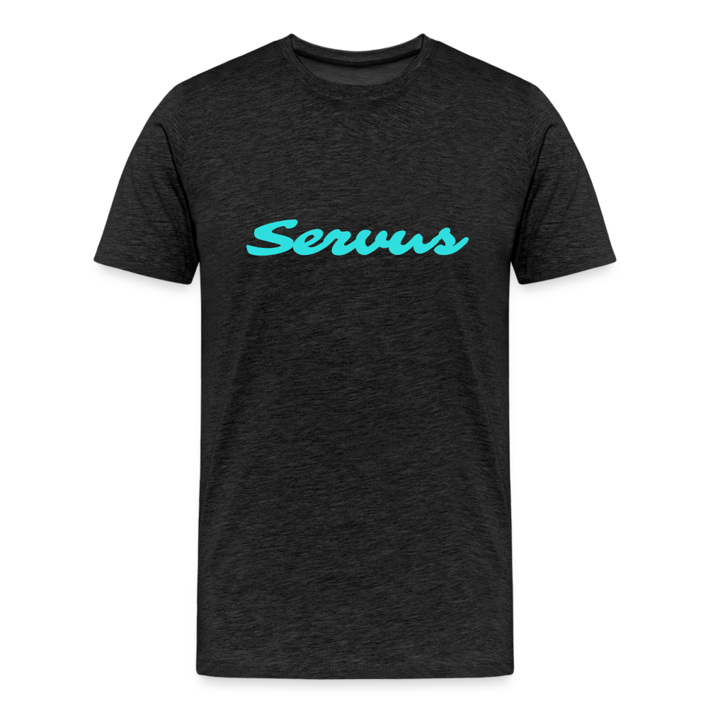 Servus (dt. Hallo), Männer Premium T-Shirt - Anthrazit