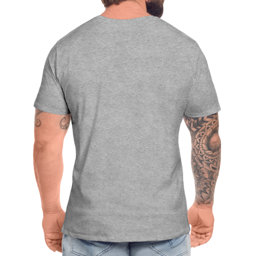 Figgdi - Schweizer Deutsch für "Kannst mich gern haben" ;-) Männer Premium Bio T-Shirt - Grau meliert