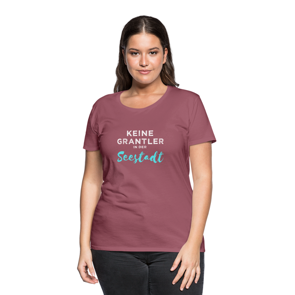 Keine Grantler in der Wiener Seestadt, Frauen Premium T-Shirt - Malve