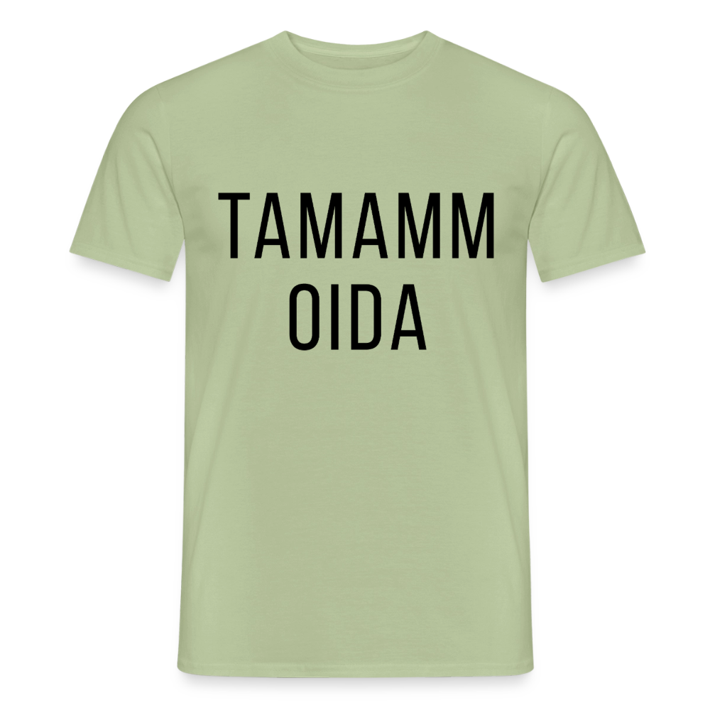 TAMAMM OIDA schwarz, Männer T-Shirt - Sage
