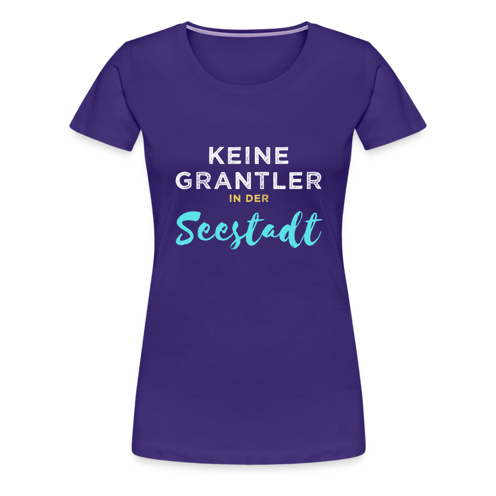 Keine Grantler in der Wiener Seestadt, Frauen Premium T-Shirt - Lila