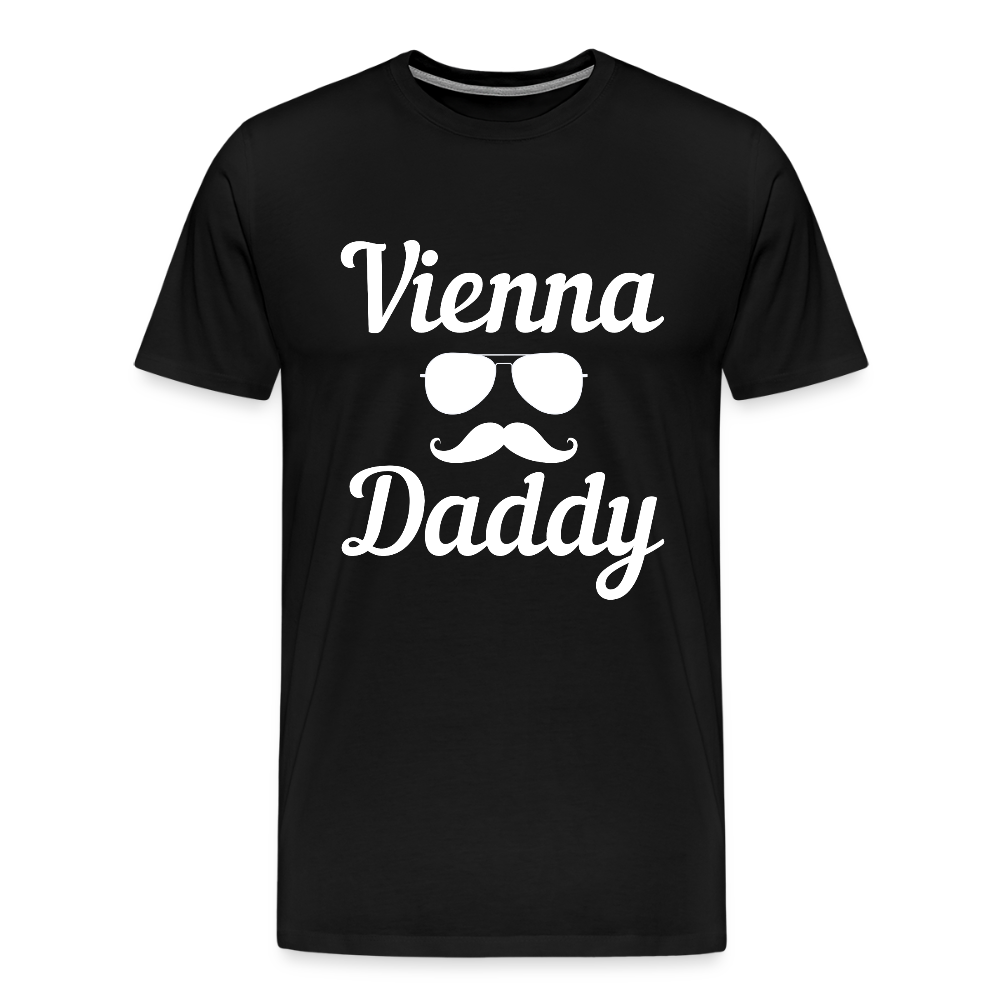Hot Vienna Daddy - Men/ Männer Premium T-Shirt - Schwarz