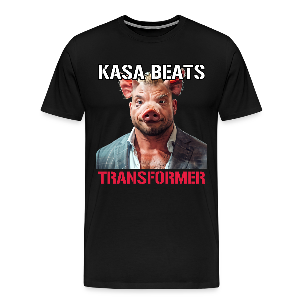 KASA BEATS - TRANSFORMER, Men/ Männer Premium T-Shirt - Schwarz