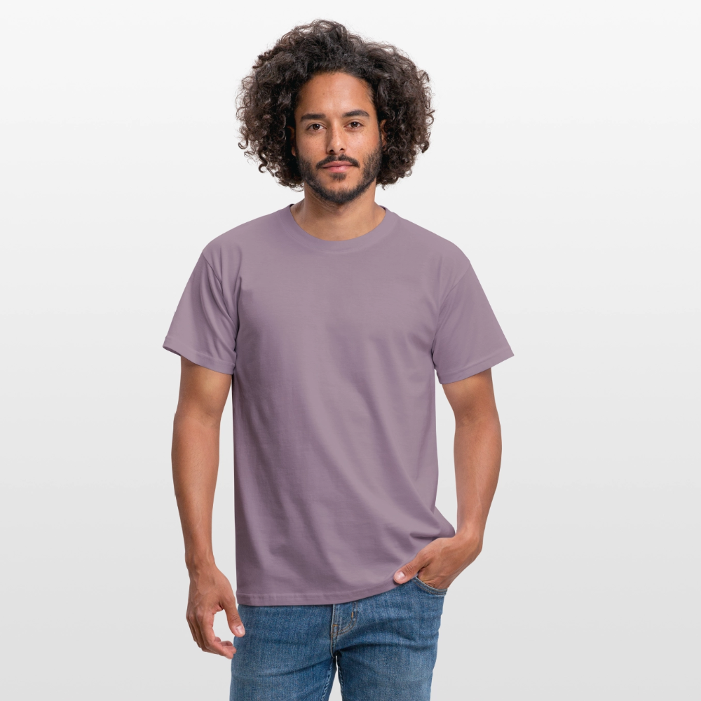 DO NOT FOLLOW ME - I DO CRAZY SHIT BACK - Men/ Männer T-Shirt - Lilagrau