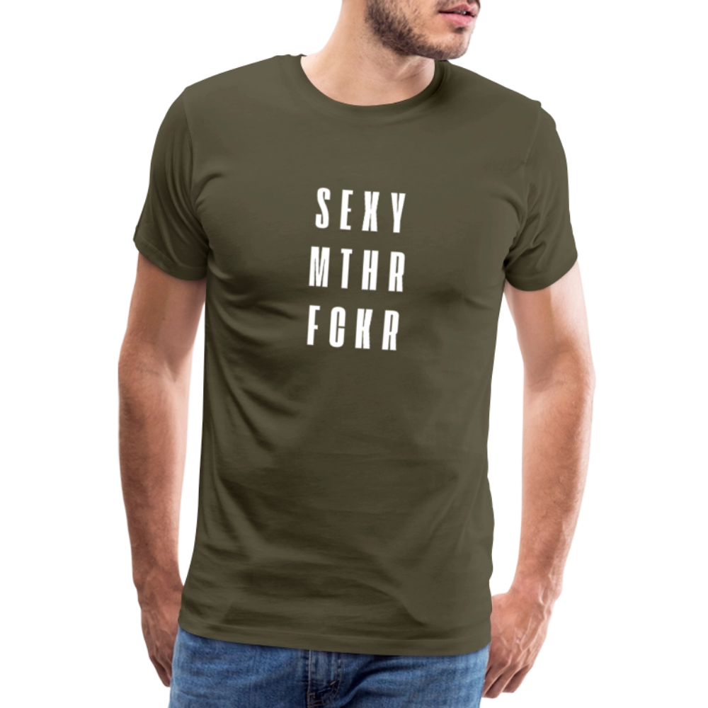 SEXY MTHR FCKR, Männer Premium T-Shirt - Khaki