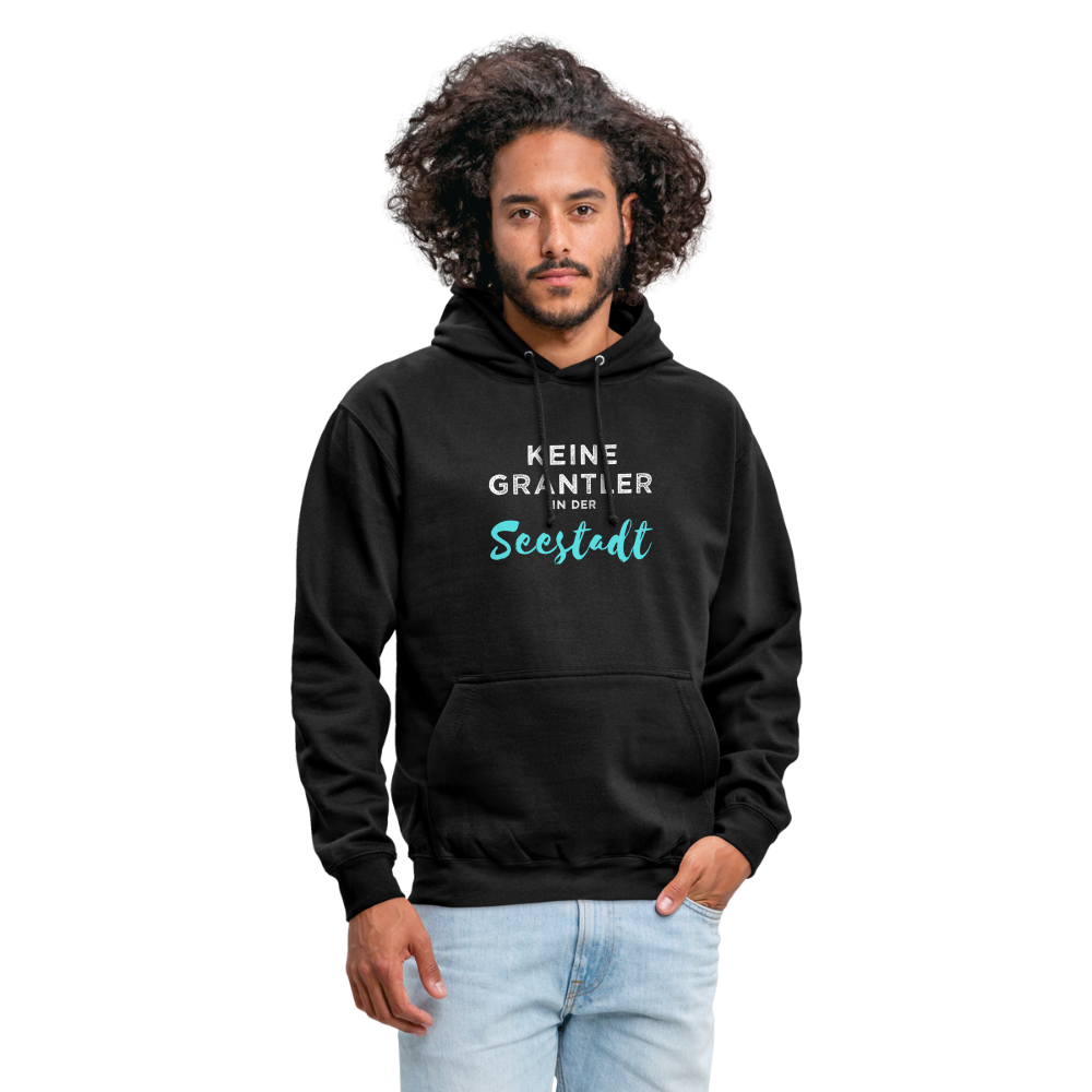 Keine Grantler in der Wiener Seestadt, Hoodie - Schwarz