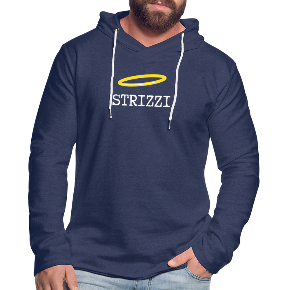 Strizzi, Leichtes Unisex Kapuzen-Sweatshirt - Navy meliert