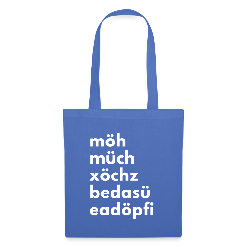 Einkaufsliste, Sackerl - Hellblau