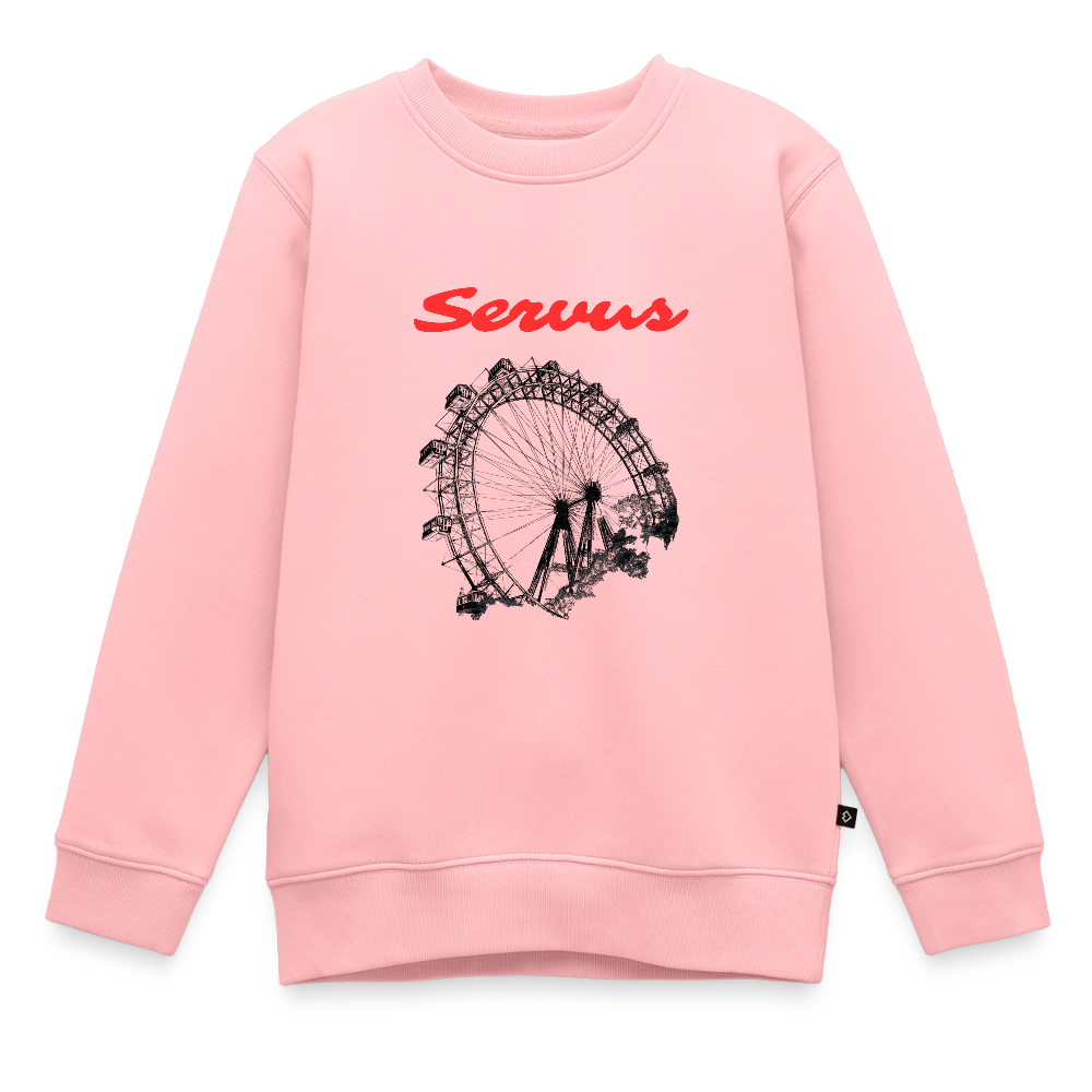 Servus (dt. Hallo) & Wiener Riesenrad, Kinder (2 - 12J.) Premium Pullover - Rosa