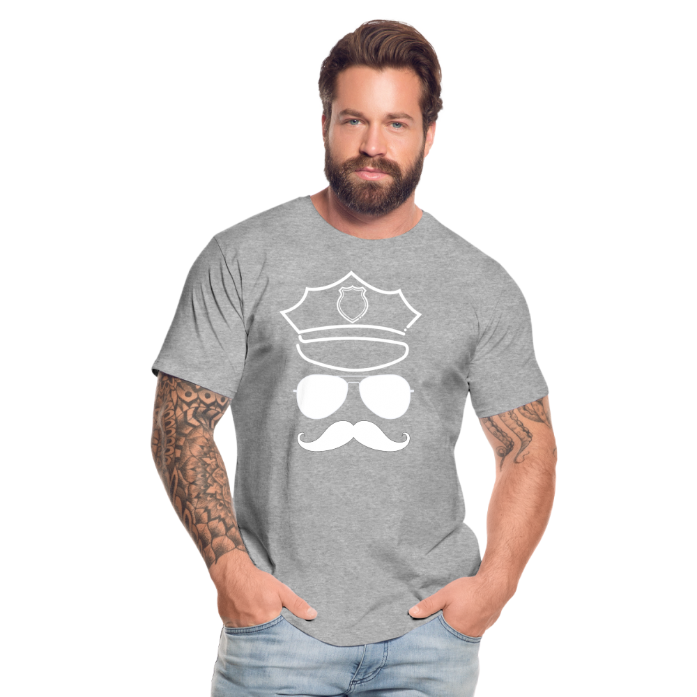 Hot Daddy - Männer Premium Bio T-Shirt - Grau meliert