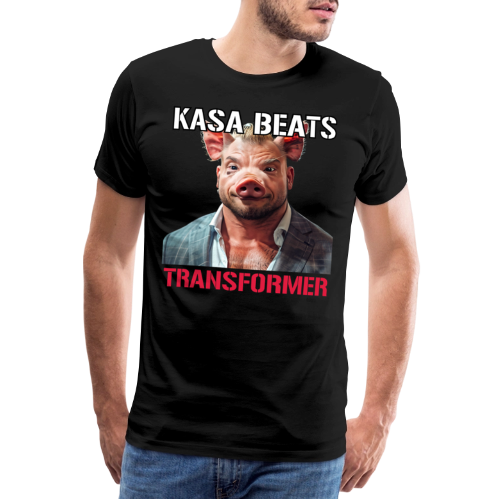 KASA BEATS - TRANSFORMER, Men/ Männer Premium T-Shirt - Schwarz