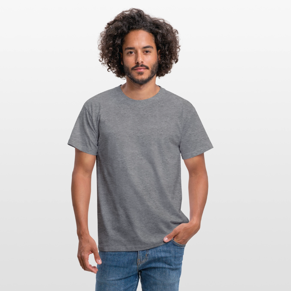 DO NOT FOLLOW ME - I DO CRAZY SHIT BACK - Men/ Männer T-Shirt - Graphit meliert