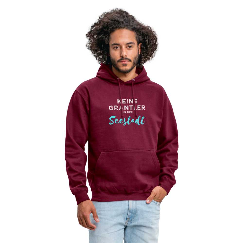 Keine Grantler in der Wiener Seestadt, Hoodie - Bordeaux