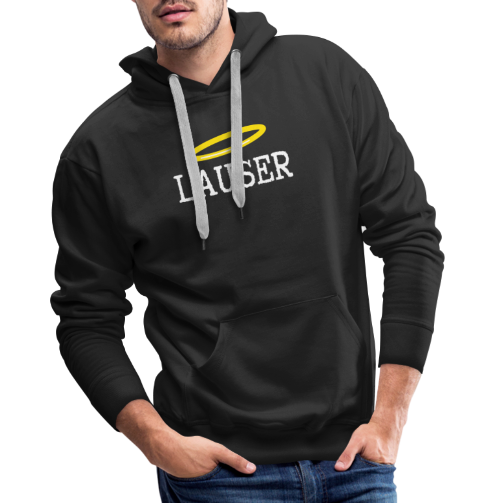 Lauser, österreichischer Lausbub - Männer Premium Hoodie/ Kapuzenpullover - Schwarz