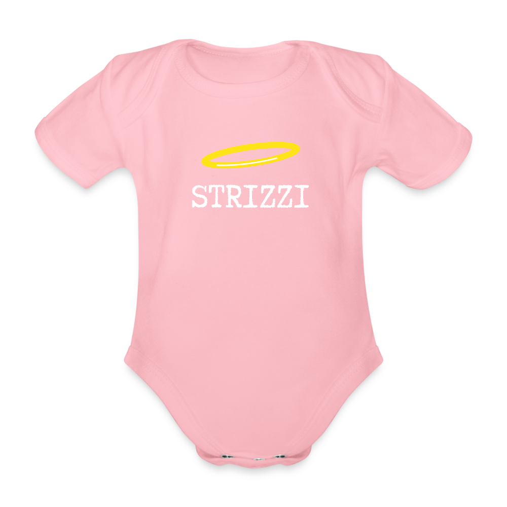 STRIZZI, Baby Bio-Kurzarm-Body - Hellrosa