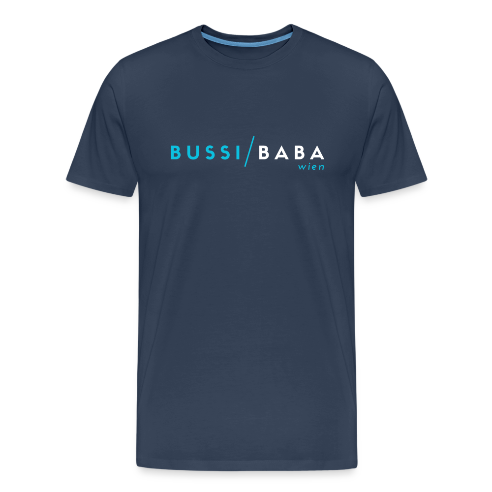 Bussi Baba Wien aquablau - Men’s Premium Organic T-Shirt - Navy