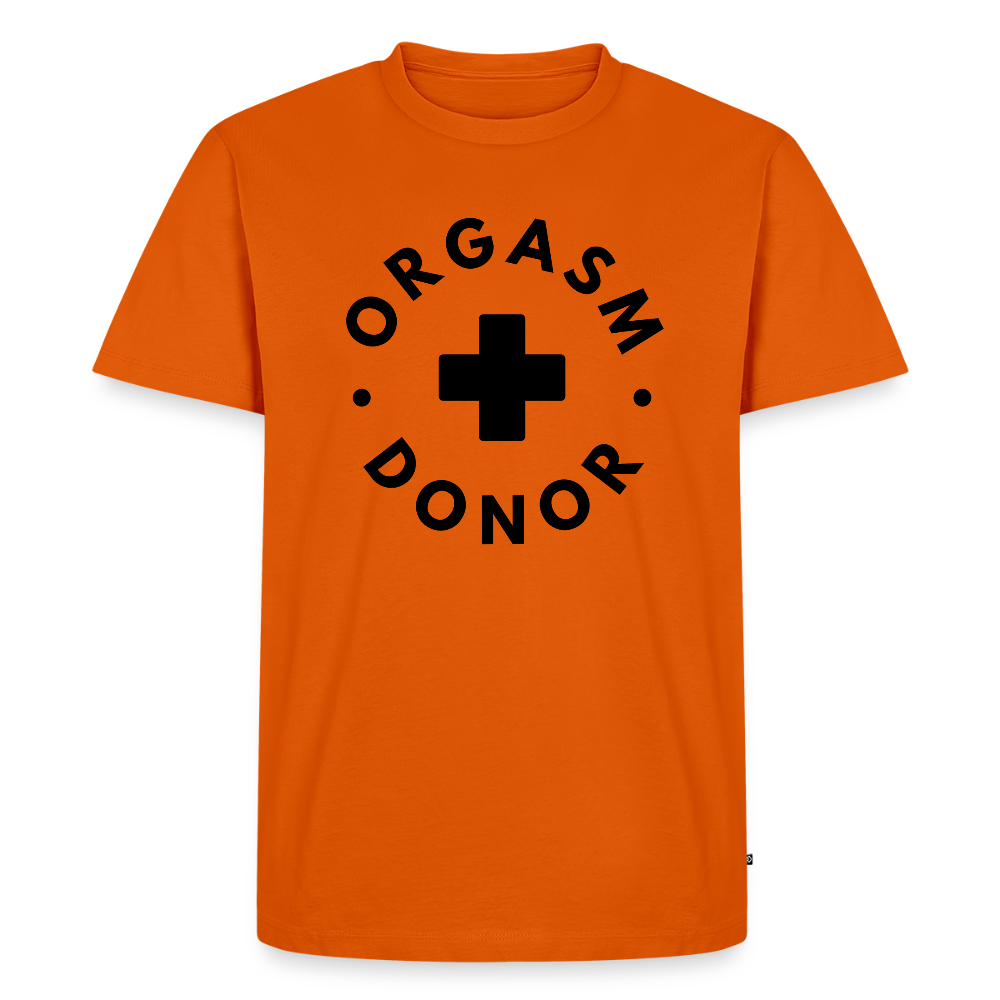 ORGASM DONOR - Men/ Männer Premium T-Shirt - Orange