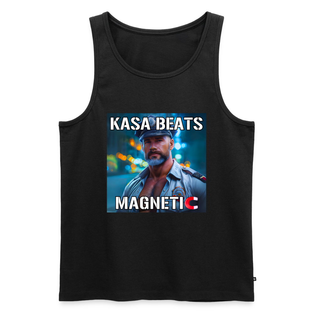 KASA BEATS - MAGNETIC, Men Premium Tank Top - Schwarz