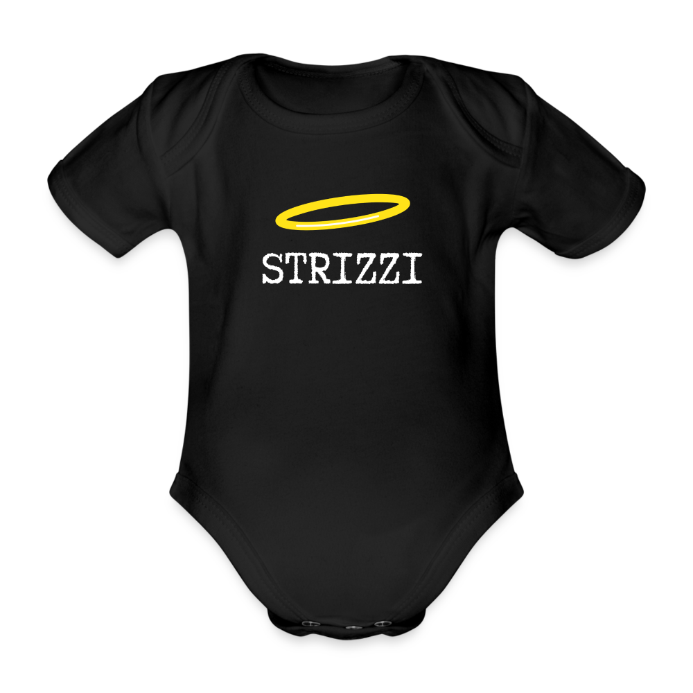 STRIZZI, Baby Bio-Kurzarm-Body - Schwarz