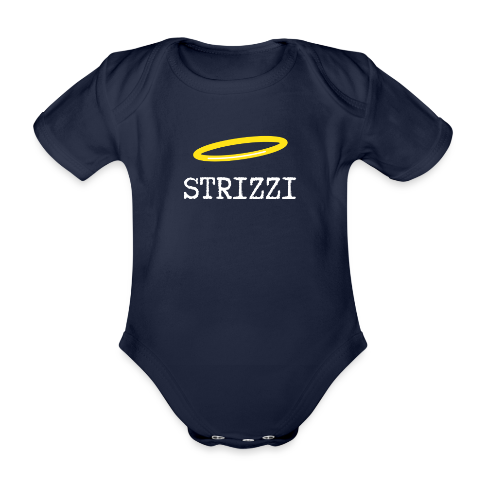 STRIZZI, Baby Bio-Kurzarm-Body - Dunkelnavy