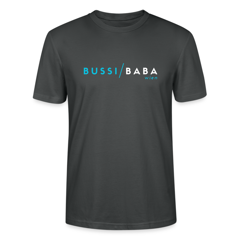 Bussi Baba Wien - aquablau - Stanley/Stella Unisex Organic T-Shirt - Anthrazit