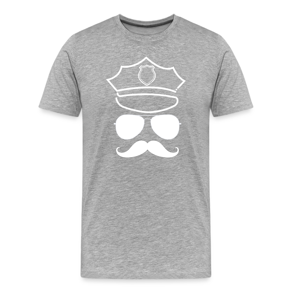 Hot Daddy - Männer Premium Bio T-Shirt - Grau meliert