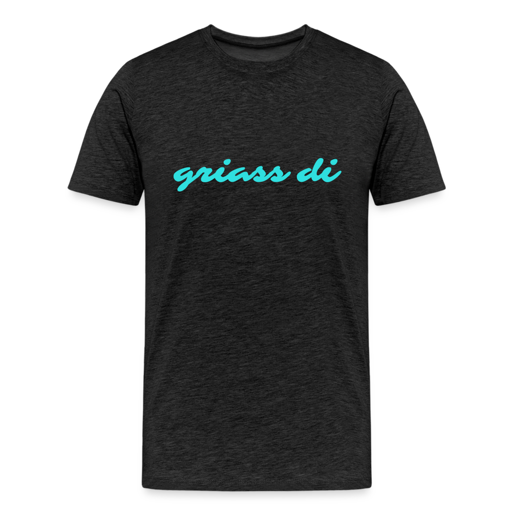 griass di - grüß dich, Männer Premium T-Shirt - Anthrazit