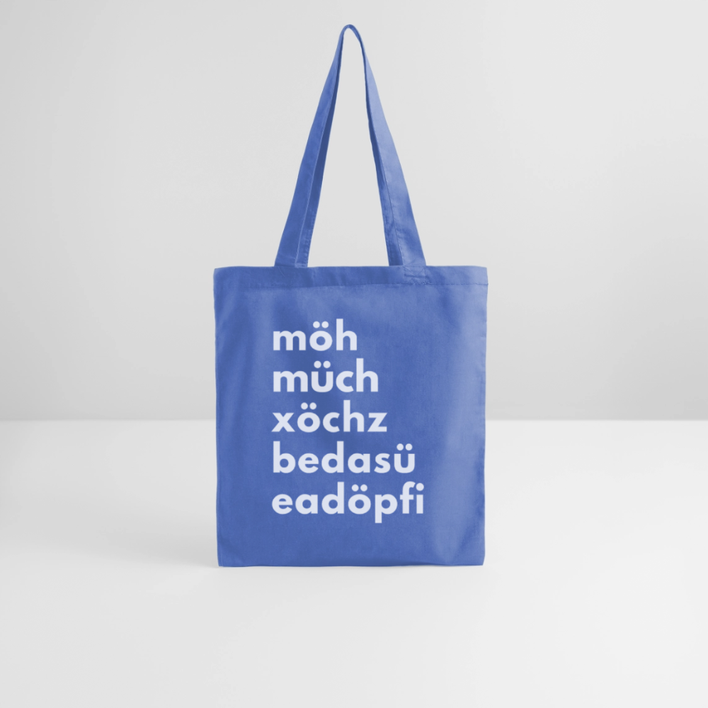 Einkaufsliste, Sackerl - Hellblau