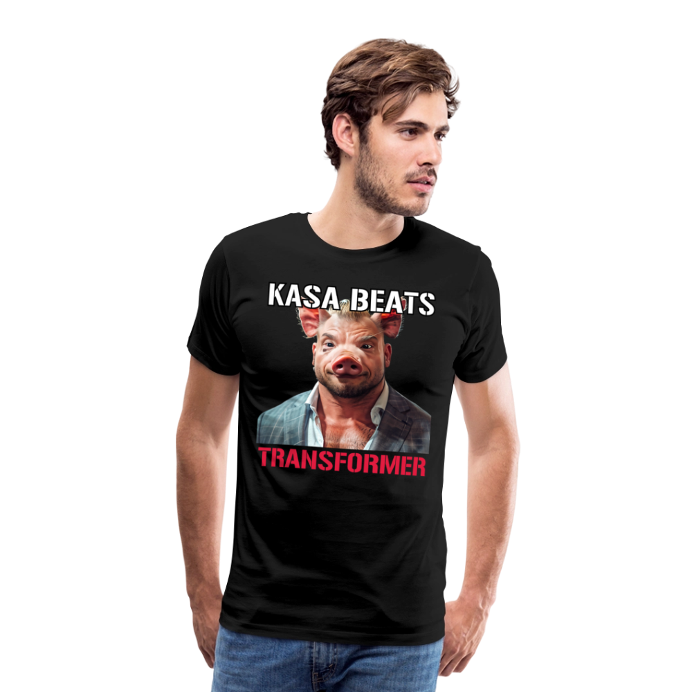 KASA BEATS - TRANSFORMER, Men/ Männer Premium T-Shirt - Schwarz