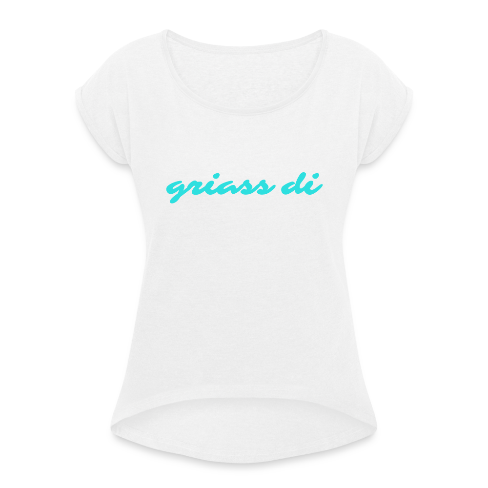 griass di, Lockeres Frauen T-Shirt - Weiß